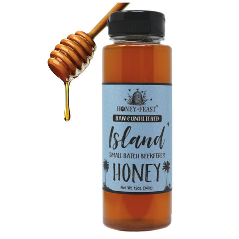HONEY FEAST New Zealand Manuka Infused Honey with Propolis 12oz - Raw Manuka Honey, Patent Pending Formula, MGO182 Rating, Manuka Honey New Zealand