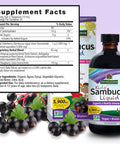Nature'S Answer Sambucus Syrup Elderberry Kids Formula 8 Ounce | Natural Immune Booster | Taste That Kids Love | Flu Season Support | Packed with Antioxidants