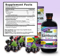 Nature'S Answer Sambucus Elderberry Syrup for Kids 8 Fluid Ounces |Immune Support Booster | Kosher | Gluten- | No Artificial Flavors or Preservatives | Single Count