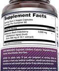 Amazing Nutrition Formulas Sambucus Black Elderberry Supplement | 3000 Mg Per Serving | 180 Veggie Capsules Supplement | Non-GMO | Gluten | Made in USA