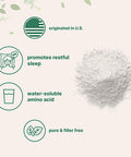 Micro Ingredients Glycine Powder 1KG (2.2 Pounds) Glycine 1000mg Per Serving Supports Restful Sleep and Neurotransmitter Water Soluble and Products of USA