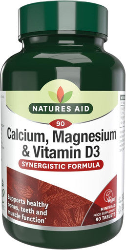 Calcium, Magnesium & D3 90 Tablets. Suitable for Vegans.