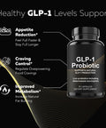 Glp-1 Probiotic - 500M Afu Multi-Strain Probiotic + Prebiotic, For Men & Women ( 30 Capsules-1Pack)