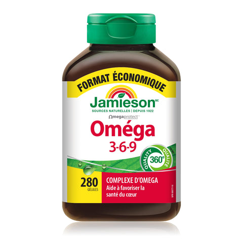 Jamieson Omega 3-6-9 Softgels 280 Softgels Value Pack