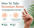 AlgaeCal - Strontium Boost Natural Calcium Supplement for Bone Density Increase Strontium Citrate 680 mg Easy to Swallow for Bone Health & Bone Strength Gluten-Free - 60 Veggie Caps- Made in USA
