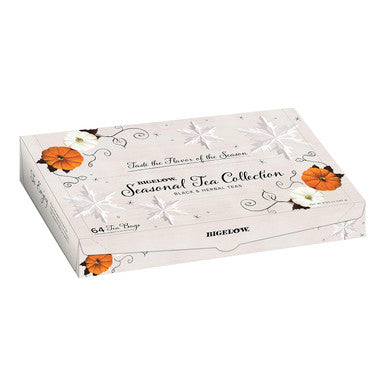 Bigelow Tea Seasonal Collection Variety Box Sampler 64 Tea Bags (Pack of 1)