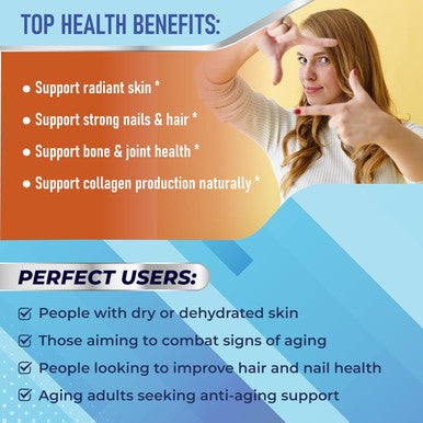 Aumeto Collagen Types I II III IV with Hyaluronic Acid Resveratrol Biotin Vitamin C - Advanced 8-in-1 Formula for Skin Hair Nails & Joint Support - Made in The USA (90 Count (Pack of 1))