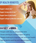 Aumeto Collagen Types I II III IV with Hyaluronic Acid Resveratrol Biotin Vitamin C - Advanced 8-in-1 Formula for Skin Hair Nails & Joint Support - Made in The USA (90 Count (Pack of 1))