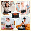 Cordless Heating Pad With Massager, Back Brace Heating Pad For Back Pain Relief, Heated Back Massager Support Belt With 3 Heating & Vibration Modes, Rechargeable Low Back Massager For Women Men