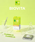 Family Probiotics Powder (30 Sticks, 30 Days) - Support Healthy Immune & Digestive System, Apple Flavor Supplement For Men, Women & Children. Vitamin B, Zinc. Mouth-Dissolving Formula.