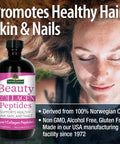 Nature'S Answer Beauty Collagen Peptides 8 Fluid Ounces | Hair Skin & Nail Support | Gluten- | Alcohol- | Non-GMO | Cruelty- | Single Count