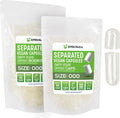 Xprs Nutra Vegan Size 000 Separated Capsules - 100 Count Premium Empty Capsules Separated in Bags - Clear Empty Capsules - Separated Empty 000 Capsules - Pill Capsules Empty for DIY Supplement Filling
