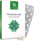 Healthspan Chondroitin (90 Tablets) | High Strength 90% Grade Chondroitin Sulphate | with Added Vitamin C to Support Healthy Bones and Joints | Gelatin Free