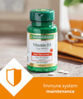 Nature's Bounty Vitamin D3 25 G (1000 Iu) Tablets - Pack Of 100 Tablets One-A-Day - High Strength Vitamin D - Bone Muscle And Immunity Support - Suitable For Vegetarians