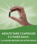 Nature'S Way Activated Charcoal, Binds Unwanted Materials And Gas*, 560Mg Per Serving, 360 Capsules