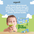 Organifi Kids: Easy Greens - Probiotics For Kids Made With A Delicious Blend Of Vegetables And Superfoods - Plant-Based, Vegan, And No Gluten, Dairy, Or Soy, 15 Servings