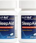 HealthA2Z Nighttime Sleep Aid Doxylamine Succinate 25mg 40 Counts
