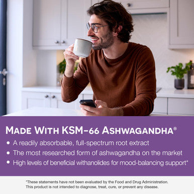 EZ Melts Dissolvable KSM-66 Ashwagandha 300 mg Sugar-Free Stress Sleep and Mood Support Supplement 30-Day Supply Apple Berry-Flavor