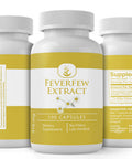 PURE ORIGINAL INGREDIENTS Feverfew Extract (100 Capsules) Always Pure, No Additives Or Fillers, Lab Verified