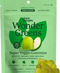 Plant People WonderGreens Veggie Gummies Super Greens with Probiotics Multivitamin Support Gummy for Wellbeing Energy Immune and Gut Health Green Apple Flavor (60 Count)