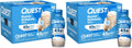 Quest Nutrition Chocolate Protein Shake, 45g Protein, 2g Sugar, 4g Net Carbs, Ready to Drink, Gluten Free, 12 Count | 45g Complete Protein, Ready to Drink, 4g Net Carbs, Gluten Free, Ultrafiltered Nonfat Milk, High Protein, 14 Fl Oz Bottles