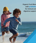 Kids Multivitamin Gummy With Iron + Probiotics For Immune Health and Digestion Vitamins D C E B Zinc For Energy and Development Vitamin Code NonGmo GlutenFree 90 Orange Gummies 30 Day Supply
