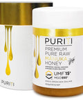 PURITI Manuka Honey MGO 550+ / UMF 15+ | 100% Pure Genuine Raw Manuka Honey | 8.8 Oz / 250g | Harvested, Tested, Certified and Packed in New Zealand