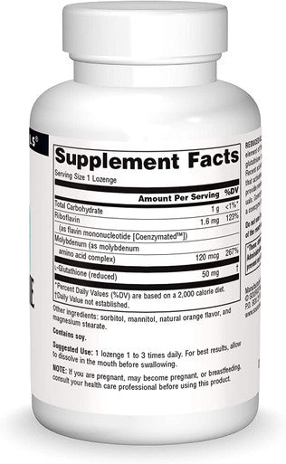 Source Naturals, Glutathione Reduced Complex Sublingual, 50mg, 50 Sublingual