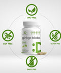 Deal Supplement Ginkgo Biloba 500mg Per Serving 240 Capsules 4 Month Supply Grown in Northern Asia Extra Strength Promotes Brain Function