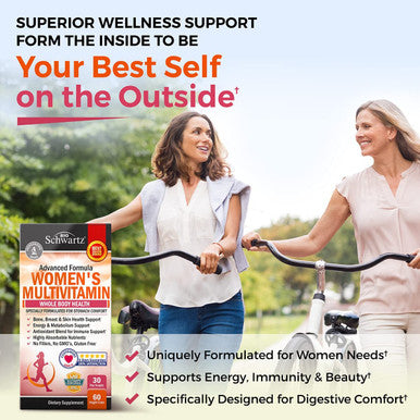 Multivitamin for Women with Vitamin D3 Multivitamins Supplement 60Ct