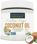 Viva Naturals Organic Coconut Oil, 16 fl oz ÃƒÂ¢Ã¢â€šÂ¬Ã¢â‚¬Å“ Unrefined, Cold-Pressed Extra Virgin Coconut Oil, USDA Organic & Non-GMO, Natural Cooking Oil, Hair Oil & Skin Oil
