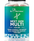 Next Gen Multi for Him Advanced Men's Multivitamin Supplement 26in1 Multiblend for Beard and Hair Growth Men's Reproductive Health Metabolism Heart Skin Prostate Support More 60 Veg Capsules