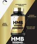 Carlyle Hmb Supplement | 1000 Mg | 120 Capsules | Non-Gmo And Gluten Free Advanced Athlete Formula