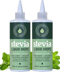 Natrisweet Liquid Stevia Drops 8oz 2pack Pure Sweetener from Stevia Extract PlantBased Sugar Substitute Zero Calorie Keto Sweetner Mix Liquid Sugar into Drinks and Treats NonGMO