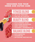 Birdman Fitmingo Vegan Protein Powder With Inositol, Collagen Boosters, Hyaluronic Acid And Vitamins Low Carb, Dairy Free, Lactose Free, Low Calorie 23G Plant Based Vanilla Protein Powder