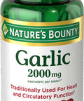 Nature's Bounty Garlic 2000Mg Tablets 120 Ea (Pack Of 4)