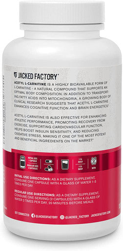 Acetyl L Carnitine 750mg Supplement Extra Strength LCarnitine ALCAR for Energy Body Recomposition Memory More Zero Fillers 120 Non GMO Veggie Pills