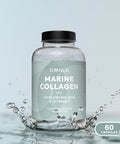 Omnia Marine Collagen Capsules 1200mg Premium Skin Hair & Nail Health Support for Women & Men Enriched with Type I Collagen Hyaluronic Acid & Vitamin C High-Potency Formula UK Made 60 Capsules