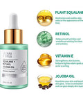 Anai Rui Squalane Oil Set-Vitamin E Rosehip Oil +Vitamin C Turmeric Oil +Retinol Jojoba Oil For Face,Moisturize Fine Lines &Wrinkle,Softer Skin