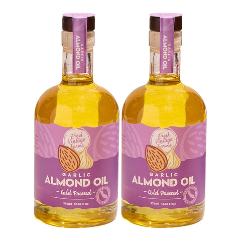 Fresh Vintage Farms 100% Undiluted Cold Pressed Walnut Oil | Wholesome & Nutritious Healthy Cooking Oil for Cooking, Baking, Grilling, Dipping, & Salads | Walnut Oil - 12.68 Fl Oz, Pack of 1