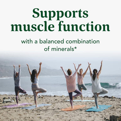 Megafood Balanced Minerals - Calcium, Fermented Magnesium Glycinate, Zinc, Selenium, Gtf Chromium, Molybdenum, Nettle Leaf, Horsetail Leaf - Made Without 9 Food Allergens - 90 Tablets (30 Servings)