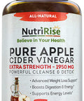 Apple Cider Vinegar Capsules - 3X Potency 1950mg - Weight Management Support for Women & Men, Keto, Digestive Support & Wellness Formula, Gluten-Free & Vegan Pills, 120 Count