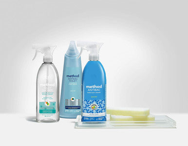 Method Bathroom Cleaner Removes Mold + Mildew Stains Eucalyptus Mint 28 Fl Oz (Pack of 4)