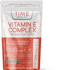 Vitamin E Complex - All 8 E Tocopherols & Tocotrienols - 60 Pullulan Capsules - Plant-Based & Whole Food - Orangutan Friendly - Vegan - No Fillers, Binders Or Flow Agents (60 Capsule Pouch)