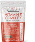 Vitamin E Complex - All 8 E Tocopherols & Tocotrienols - 60 Pullulan Capsules - Plant-Based & Whole Food - Orangutan Friendly - Vegan - No Fillers, Binders Or Flow Agents (60 Capsule Pouch)