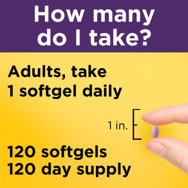 Nature Made Maximum Strength Biotin 5000 Mcg Dietary Supplement May Help Support Healthy Hair Skin & Nails 120 Softgels