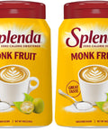 SPLENDA Monk Fruit Zero Calorie Plant Based Granulated Sweetener Jar, 19 oz