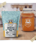 Fermentaholics Usda Organic Loose-Leaf Oolong Tea - Perfect For Homebrewing Kombucha Hot Tea And Iced Tea - Ou her Premium Taste Aroma And Flavor