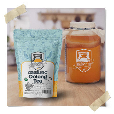 Fermentaholics Usda Organic Loose-Leaf Oolong Tea - Perfect For Homebrewing Kombucha Hot Tea And Iced Tea - Ou her Premium Taste Aroma And Flavor