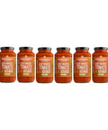 Sonoma Gourmet Seven Veggie Pasta Sauce | Vegan, USDA Organic, Non-GMO, Gluten-Free and No Sugar Added | Made With Fresh Ingredients | 25 Ounce Jars (Pack of 4)